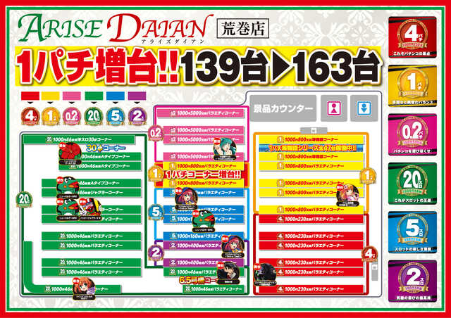 ＡＲＩＳＥ　ＤＡＩＡＮ荒巻店